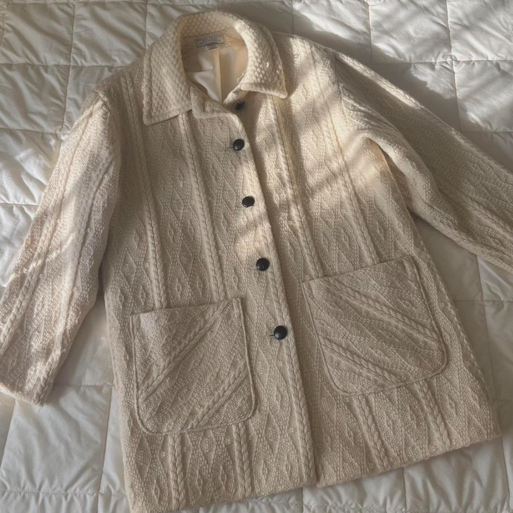 Vintage Wool Coat Made in Ireland